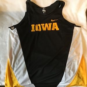 New Nike NCAA Iowa Hawkeyes Track & Field Singlet Running Tank Top - Men’s